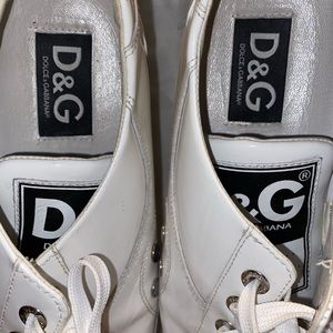 Dolce & Gabbana White Sneakers Vernice size 11 US